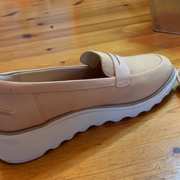 Collection by Clarks - tan leather loafers - Picture 8 of 12